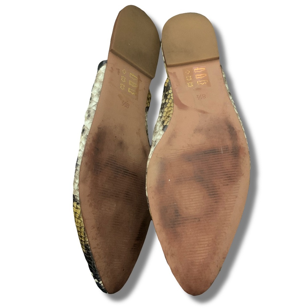 Madewell Mules with Snakeskin Pattern - Picture 4 of 5